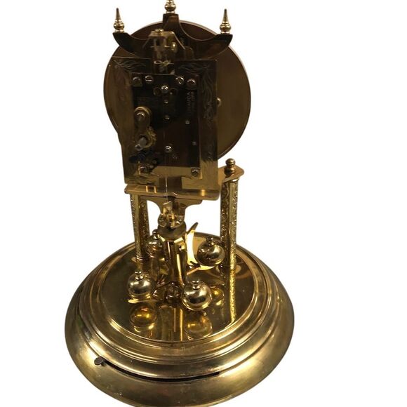 Vintage Anniversary Dome Clock with Traditional Pendulum - Picture 3 of 4